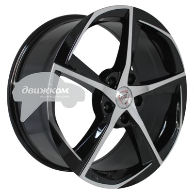 

Литые диски NZ 7x17/5x114,3 ET45 D60,1 SH654 BKF, SH654