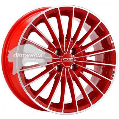 

Литые диски OZ 7x16/4x100 ET37 D68 35 TH Serie Rossa Red + Diamond Cut, 35 TH Serie Rossa