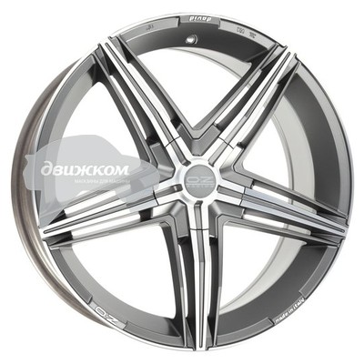 

Литые диски OZ 7x17/4x100 ET42 D68 David Matt Graphite Diamond Cut