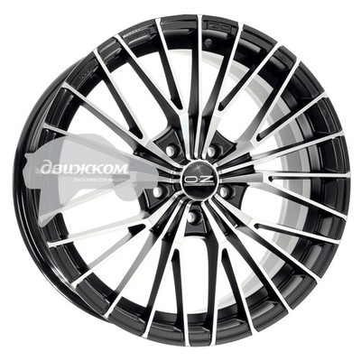 

Литые диски OZ 8,5x19/5x108 ET45 D75 Ego Matt Black + Diamond Cut