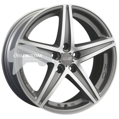 

Литые диски OZ 8x17/5x112 ET35 D75 Energy Matt Silver Tech Diamond Cut, Energy