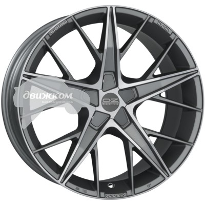 

Литые диски OZ 8x18/5x110 ET38 D75 Quaranta 5 Grigio Corsa Diamond Cut