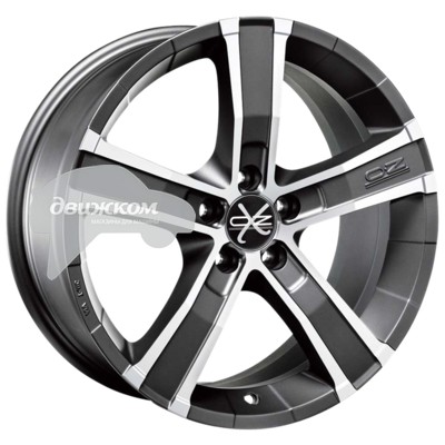 

Литые диски OZ 8x17/5x115 ET42 D70,2 Sahara 5 Matt Graphite Diamond Cut