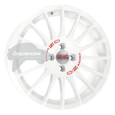 

Литые диски OZ 7x16/4x108 ET16 D65,1 Superturismo WRC White + Red Lettering, Superturismo WRC