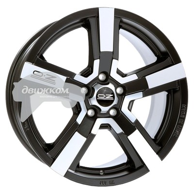 

Литые диски OZ 9,5x20/5x120 ET52 D79 Versilia Matt Black + Diamond Cut