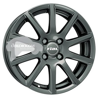 

Литые диски Rial 7x17/5x115 ET40 D70,1 Milano Titanium