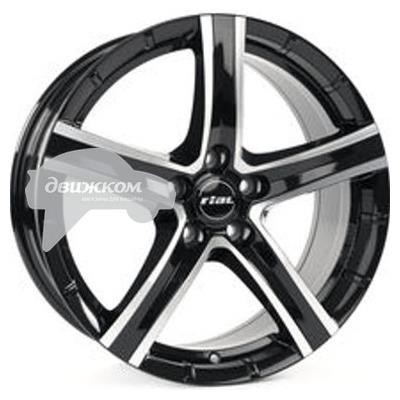 

Литые диски Rial 9x19/5x112 ET24 D66,5 Quinto Diamant black front polished, Quinto