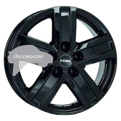 

Литые диски Rial 7x17/5x120 ET55 D65 Transporter 5 Diamond Black, Transporter 5