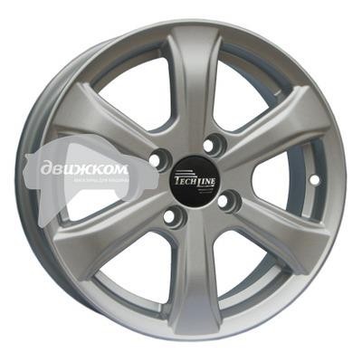 

Литые диски Tech Line 5,5x14/4x100 ET45 D56,1 408 Silver, 408