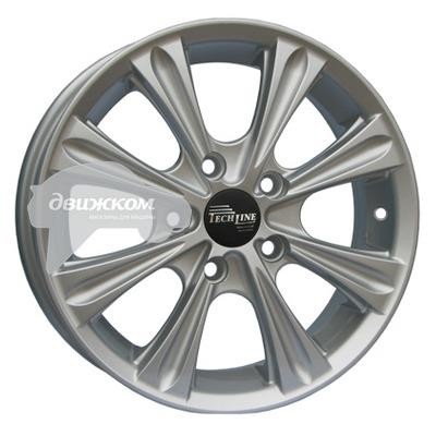 

Литые диски Tech Line 5,5x15/5x114,3 ET45 D67,1 526 Silver, 526