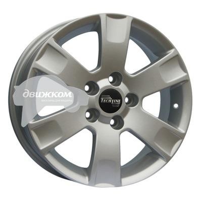 

Литые диски Tech Line 6,5x16/5x114,3 ET40 D66,1 612 Silver, 612