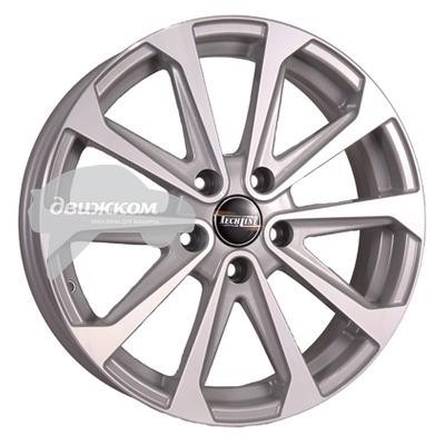 

Литые диски Tech Line 6,5x16/5x114,3 ET40 D66,1 639 Silver, 639