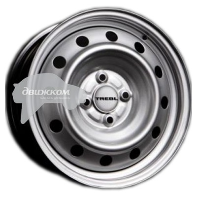

Штампованные диски Trebl 5,5x14/4x108 ET44 D63,3 6285 Silver, 6285