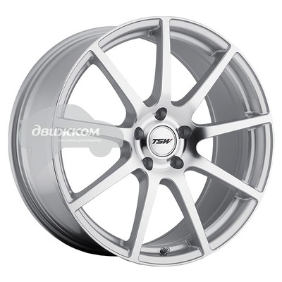 

Литые диски TSW 8x18/5x120 ET35 D76 Interlagos Silver Mirror Cut Face