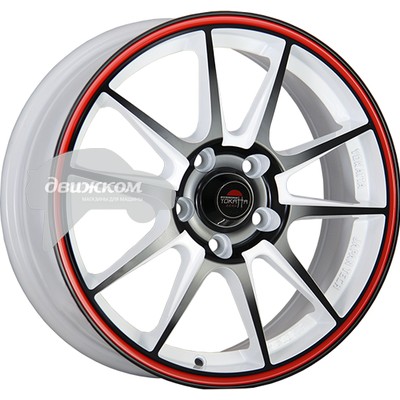 

Литые диски Yokatta 6x15/4x100 ET48 D54,1 MODEL-15 W+B+RS, MODEL-15