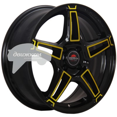 

Литые диски Yokatta 7x17/5x105 ET42 D56,6 MODEL-35 BK+Y, MODEL-35