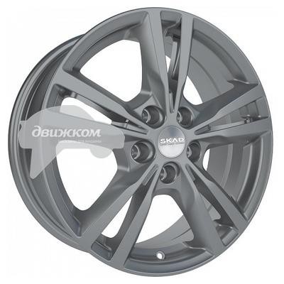 

Литые диски Скад 7x17/5x114,3 ET45 D60,1 Мельбурн Грей (АРС 014 black), Мельбурн