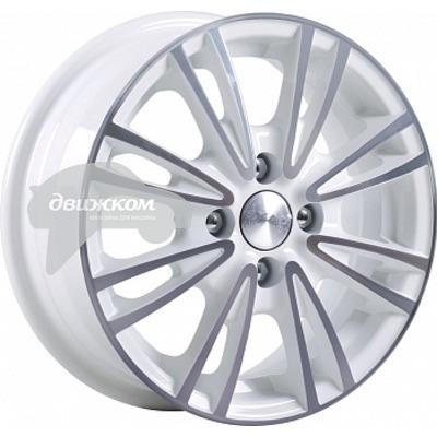 

Литые диски Скад 6x15/4x114,3 ET45 D67,1 Пантера Алмаз белый, Пантера