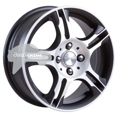 

Литые диски Скад 6x15/5x100 ET38 D57,1 Стар Алмаз матовый, Стар