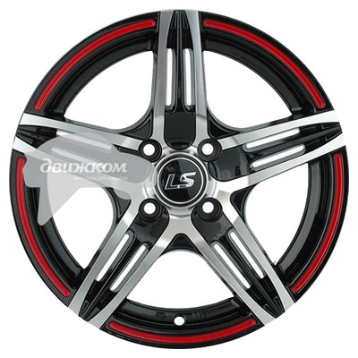 

Литые диски LS 6,5x15/5x105 ET39 D56,6 189 BKFRL, 189