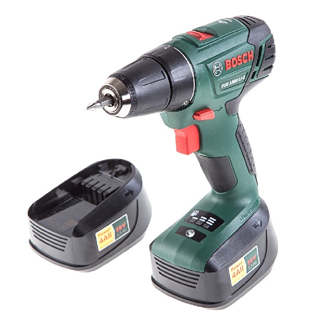 

Дрель-шуруповерт Bosch 06039A3121 1350об/мин, Psr 1800 li-2 (0.603.9a3.121)