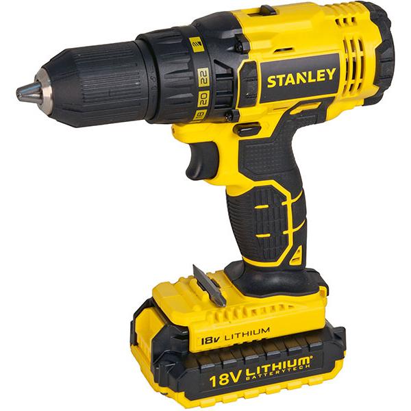 

Дрель-шуруповерт Stanley SCD20S2K-RU 1500об/мин, Scd20s2k-ru