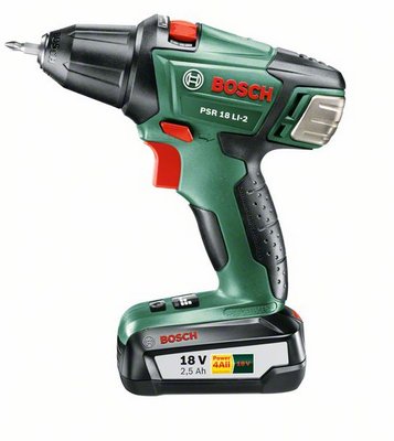 

Дрель аккумуляторная Bosch 060397330H 1340об/мин, Psr 18 li-2 (0.603.973.30h)