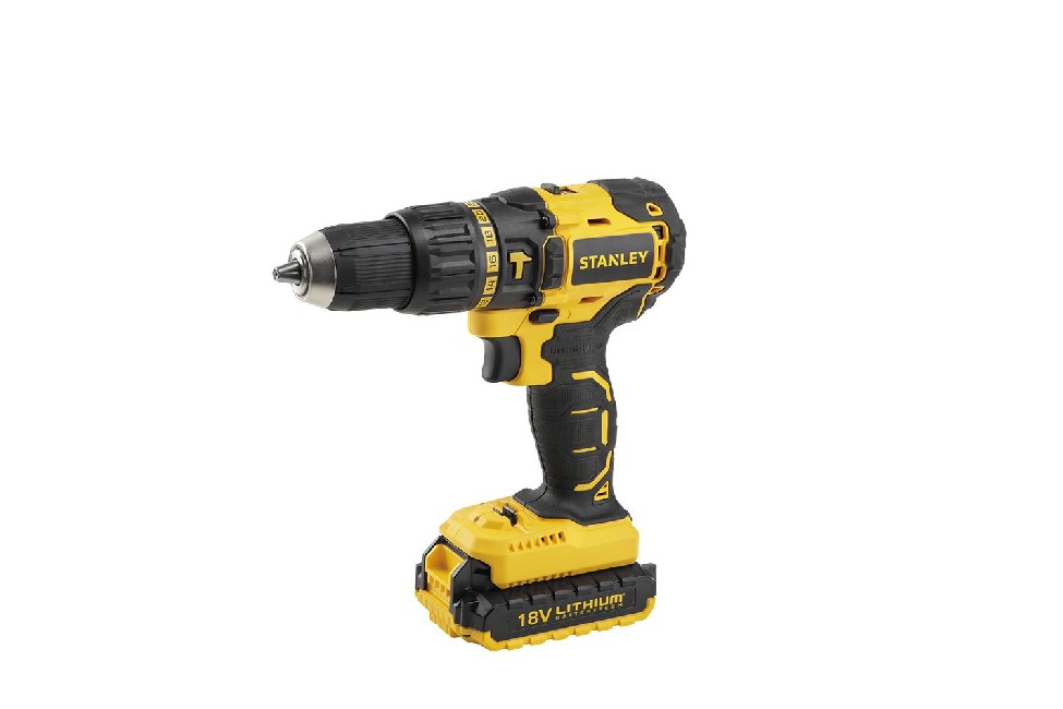 

Дрель-шуруповерт Stanley SBH20S2K-RU 1700об/мин, Sbh20s2k-ru18В