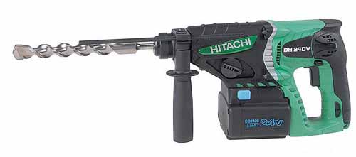 

Аккумуляторный перфоратор Hitachi DH24DVTR, Dh24dv аккумуляторный