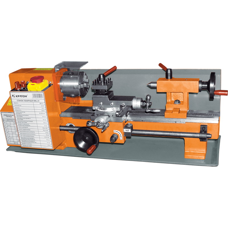 

Станок токарно винторезный КРАТОН Mml-01 500Вт, Mml-01