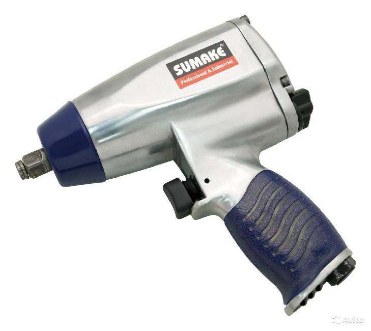 

Гайковерт пневматический ударный Sumake 1/2DR 378Нм, St-m1001