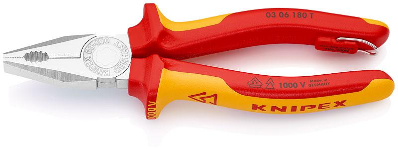 

Плоскогубцы Knipex 180мм, Kn-0306180tbk