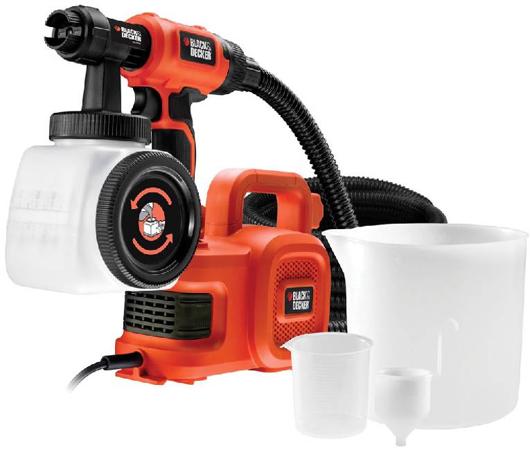 

Электрический краскопульт с выносным компрессором Black & decker 1мм, Hvlp400-qs