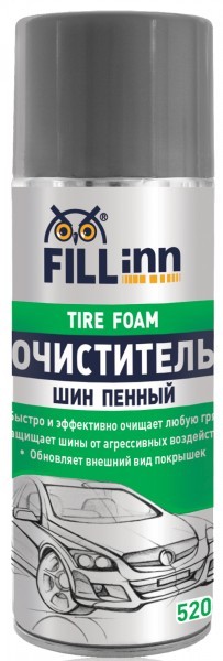 

Очиститель шин пенный Fl063 Fill inn 520мл, Fl063