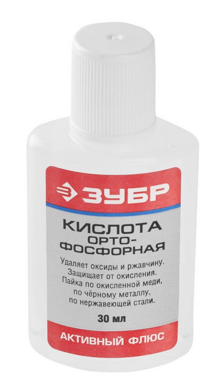 

Кислота ортофосфорная ЗУБР 30мл