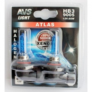 

Галогенная лампа Avs Atlas НB3 9005 12v 65w 5000К