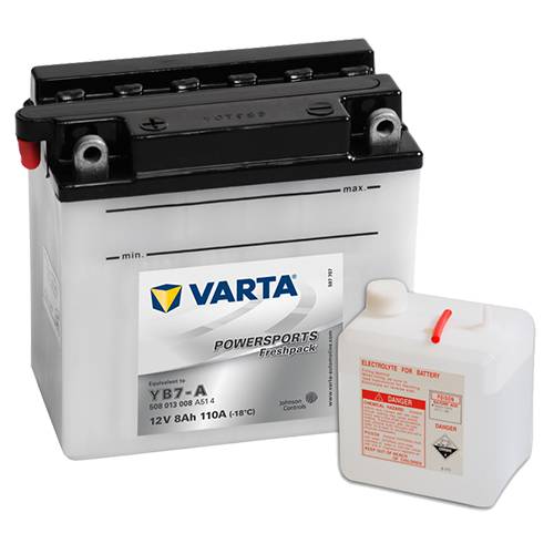 

Аккумулятор Varta 8Ah/110 лев+/прямая 137*76*134, Powersports Freshpack