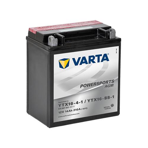 

Аккумулятор Varta 14Ah/210 лев+/прямая 150*87*161, Powersports AGM