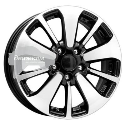 

Литые диски K&K 6,5x16/5x114,3 D67,1 ET45 КС688 Черный+серебристый, КС688