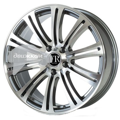 

Литые диски FR replica 9x19/5x120 D72,6 ET39 B84 (B860) Серебристый