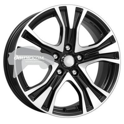 

Литые диски K&K 7x17/5x112 D57,1 ET49 КС673 Черный+серебристый, КС673
