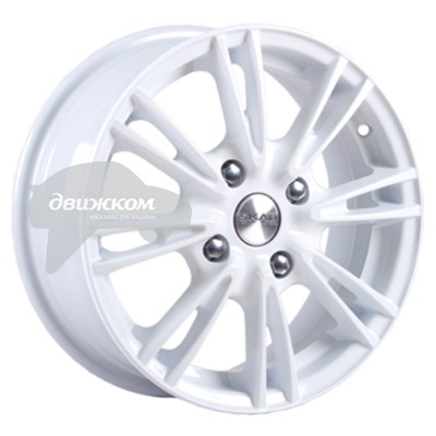 

Литые диски Скад 6x15/4x100 D54,1 ET48 Пантера Белый, Пантера