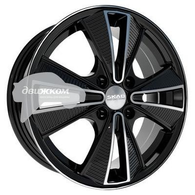 

Литые диски Скад 6x16/4x108 D65,1 ET27 Эко Черный+серебристый, Эко