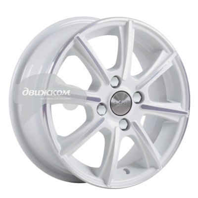 

Литые диски Скад 5,5x14/4x100 D67,1 ET38 Монако Белый, Монако