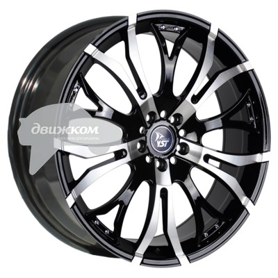 

Литые диски YST 9,5x20/5x114,3 D66,1 ET50 X-21 Черный+серебристый, X-21