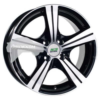 

Литые диски N2O 6x14/4x98 D58,6 ET35 Y146 Черный+серебристый, Y146