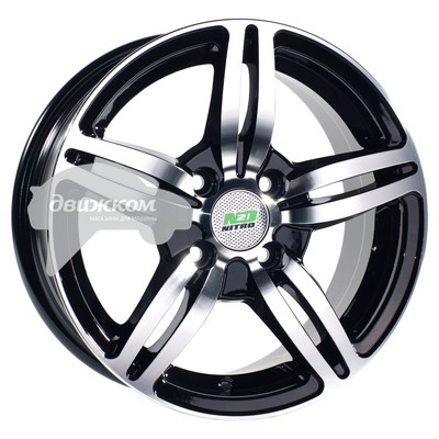 

Литые диски N2O 6x14/4x98 D58,6 ET35 Y149 Черный+серебристый, Y149