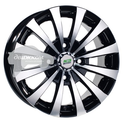 

Литые диски N2O 5,5x13/4x100 D73,1 ET38 Y247 Черный+серебристый, Y247