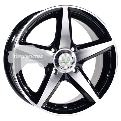 

Литые диски N2O 7x16/4x114,3 D73,1 ET40 Y244 Черный+серебристый, Y244