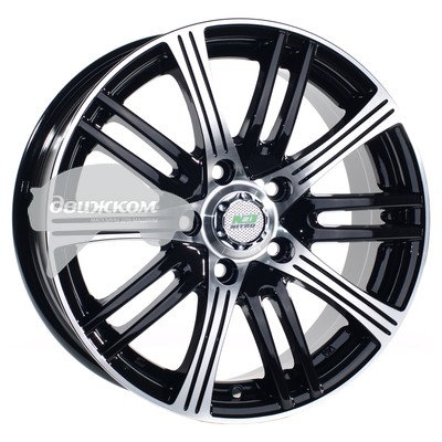 

Литые диски N2O 6,5x16/5x114,3 D73,1 ET45 Y294 Черный+серебристый, Y294